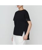 【コムサ/COMME CA】のプレーティング天竺 袖シアーTシャツ 人気、トレンドファッション・服の通販 founy(ファニー) ファッション Fashion レディースファッション Fashion for Women トップス・カットソー Cut & Sew Tops シャツ・ブラウス・オフィスカジュアル Elegant Blouses & Button-Ups ロングTシャツ・Tシャツ Longline T-Shirts & Tees おすすめ Recommended / Our Picks カットソー Cut and Sewn Top シアー Sheer, See-Through シンプル Simple, Minimal ヨーク Yoke, Yoke Design 定番 Standard, Basic Item thumbnail 05:ブラック|ID: prp329100004620703 ipo3291000000033607241