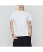 【コムサ/COMME CA】のプレーティング天竺 袖シアーTシャツ 人気、トレンドファッション・服の通販 founy(ファニー) ファッション Fashion レディースファッション Fashion for Women トップス・カットソー Cut & Sew Tops シャツ・ブラウス・オフィスカジュアル Elegant Blouses & Button-Ups ロングTシャツ・Tシャツ Longline T-Shirts & Tees おすすめ Recommended / Our Picks カットソー Cut and Sewn Top シアー Sheer, See-Through シンプル Simple, Minimal ヨーク Yoke, Yoke Design 定番 Standard, Basic Item thumbnail 01:ホワイト|ID: prp329100004620703 ipo3291000000033607246