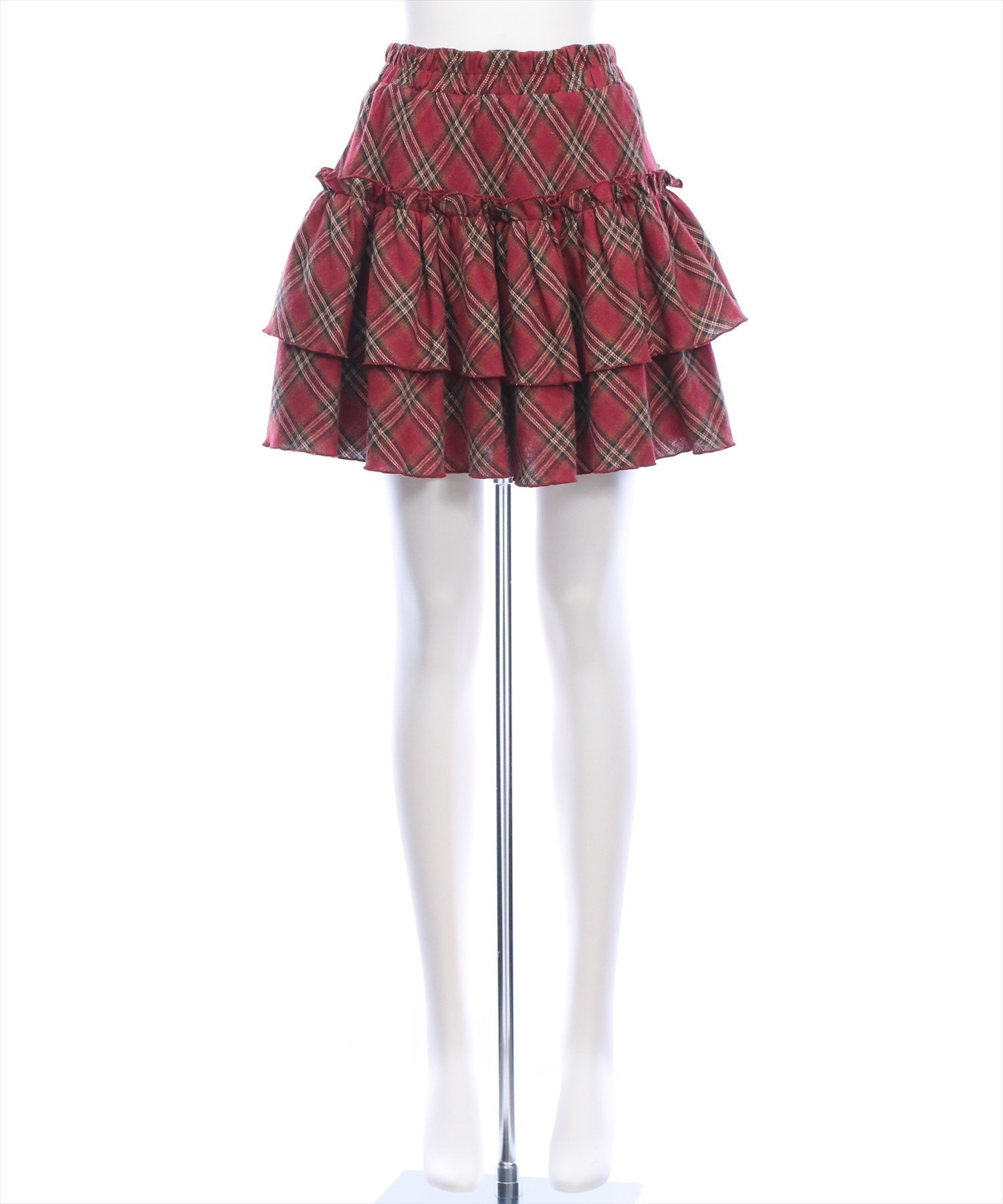 【クリア/clear】の2段フリルティアードチェックミニスカート インテリア・キッズ・メンズ・レディースファッション・服の通販 founy(ファニー) 　ファッション　Fashion　レディースファッション　Fashion for Women　スカート　Skirts　ミニスカート　Mini Skirts　おすすめ　Recommended / Our Picks　ガーリー　Girly, Feminine Style　クラシック　Classic, Timeless Style　ジャケット　Jacket, Outerwear　スウェット / スエット　Sweatshirt, Sweatwear　チェック　Check, Plaid, Tartan　バランス　Balance, Style Balance　フリル　Frill, Ruffle　RD|ID: prp329100004620722 ipo3291000000033209938
