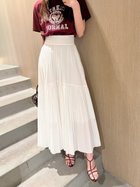 【スナイデル/SNIDEL】のギャザーフレアスカート 人気、トレンドファッション・服の通販 founy(ファニー) ファッション Fashion レディースファッション Fashion for Women スカート Skirts Aライン・フレアスカート A-Line & Flared Skirts イエロー Yellow ギャザー Gathered, Ruffled グラデーション Gradient, Ombre シャーリング Shirring, Ruched ジャケット Jacket, Outerwear ストレート Straight, Straight Cut ドット Polka Dot, Dot Pattern ロング Long, Long-Length おすすめ Recommended / Our Picks thumbnail WHT[001]|ID: prp329100004620724 ipo3291000000033149033