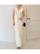 【スナイデル/SNIDEL】のSustainableストラクチャーニットスカート 人気、トレンドファッション・服の通販 founy(ファニー) ファッション Fashion レディースファッション Fashion for Women スカート Skirts イエロー Yellow シンプル Simple, Minimal ストレート Straight, Straight Cut セットアップ Set-Up, Coordinated Outfit トレンド Trend, Trending Now バスケット Basket, Basket Bag フロント Front, Front Design 楽ちん Easy Fit, Comfortable おすすめ Recommended / Our Picks エレガント 上品 Elegant thumbnail WHT[001]|ID: prp329100004620725 ipo3291000000033149050