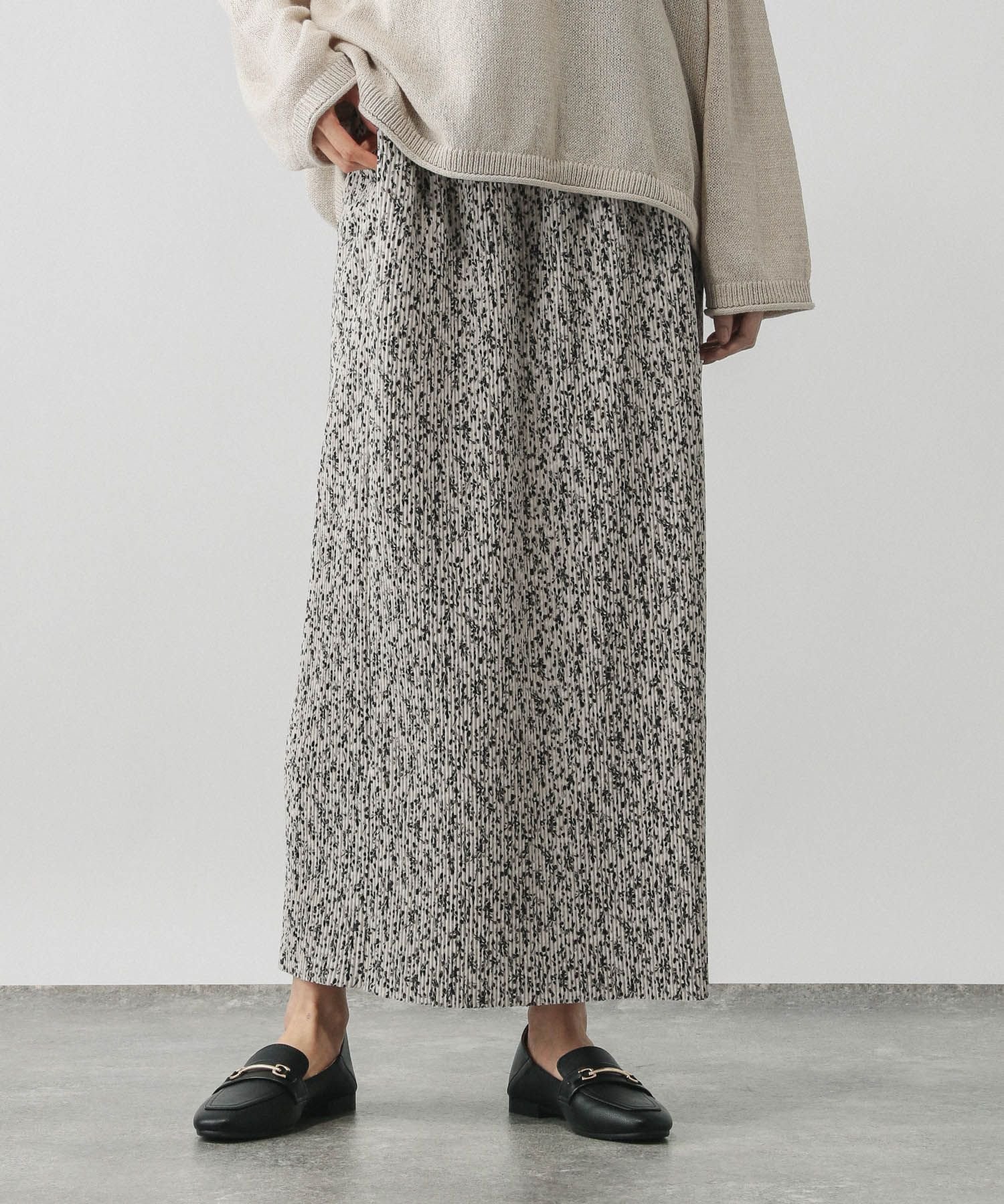 【グローバルワーク/GLOBAL WORK】のセルフカットプリーツナロースカート/579553 インテリア・キッズ・メンズ・レディースファッション・服の通販 founy(ファニー) ファッション Fashion レディースファッション Fashion for Women スカート Skirts キャップ Cap, Baseball Cap シンプル Simple, Minimal ジャケット Jacket, Outerwear プリーツ Pleats, Pleated 楽ちん Easy Fit, Comfortable 秋 Autumn グレージュ花柄11|ID: prp329100004620733 ipo3291000000034479128