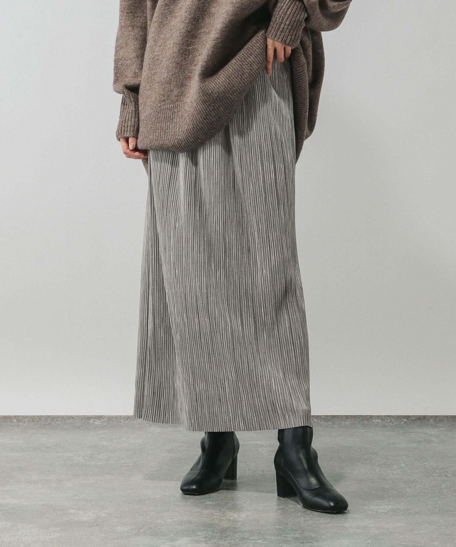 【グローバルワーク/GLOBAL WORK】のセルフカットプリーツナロースカート/579553 インテリア・キッズ・メンズ・レディースファッション・服の通販 founy(ファニー) ファッション Fashion レディースファッション Fashion for Women スカート Skirts キャップ Cap, Baseball Cap シンプル Simple, Minimal ジャケット Jacket, Outerwear プリーツ Pleats, Pleated 楽ちん Easy Fit, Comfortable 秋 Autumn グレー12|ID: prp329100004620733 ipo3291000000034479130