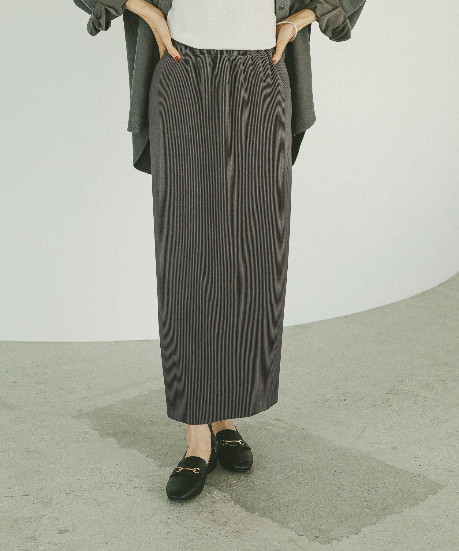 【グローバルワーク/GLOBAL WORK】のセルフカットプリーツナロースカート/579553 インテリア・キッズ・メンズ・レディースファッション・服の通販 founy(ファニー) ファッション Fashion レディースファッション Fashion for Women スカート Skirts キャップ Cap, Baseball Cap シンプル Simple, Minimal ジャケット Jacket, Outerwear プリーツ Pleats, Pleated 楽ちん Easy Fit, Comfortable 秋 Autumn スミクロ19|ID: prp329100004620733 ipo3291000000034479131