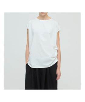 【マーコート/MARcourt】のmizuiro ind フレンチスリーブサイドアッププルオーバー 人気、トレンドファッション・服の通販 founy(ファニー) ファッション Fashion レディースファッション Fashion for Women トップス・カットソー Cut & Sew Tops カジュアルプルオーバー・ニットトップス Pullovers & Knit Tops / Casual Pullovers インナー Innerwear カットソー Cut and Sewn Top シンプル Simple, Minimal スリーブ Sleeve, Long Sleeve / Short Sleeve フラット Flat, Flat Shoes フレンチ French, French Style ポケット Pocket, Pocket Detail 夏 Summer 無地 Plain, Solid Color |ID:prp329100004620812