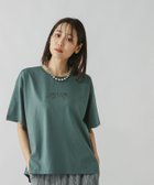 【グローバルワーク/GLOBAL WORK】のリッチクリーンプリントT半袖/147640 モスグリーンロゴ76|ID: prp329100004620840 ipo3291000000033870855