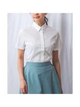 【ナラ カミーチェ/NARACAMICIE】のストレッチブロード半袖シャツ 人気、トレンドファッション・服の通販 founy(ファニー) ファッション Fashion レディースファッション Fashion for Women トップス・カットソー Cut & Sew Tops シャツ・ブラウス・オフィスカジュアル Elegant Blouses & Button-Ups ストレッチ Stretch, Stretchy Fabric ビジネス 仕事 通勤 Business / Work / Commuting ブロード Broadcloth, Fine Cotton ベーシック Basic, Essential 半袖 Short Sleeve, Half Sleeve |ID:prp329100004620878