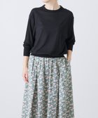 【かぐれ/kagure / URBAN RESEARCH】のコットンエアリー7分袖プルオーバー BLACK|ID: prp329100004620884 ipo3291000000033823389