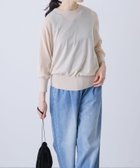 【かぐれ/kagure / URBAN RESEARCH】のコットンエアリー7分袖プルオーバー BEIGE|ID: prp329100004620884 ipo3291000000033823392