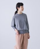 【かぐれ/kagure / URBAN RESEARCH】のコットンエアリー7分袖プルオーバー GRAY|ID: prp329100004620884 ipo3291000000033823394