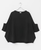 【アーバンリサーチ ドアーズ/URBAN RESEARCH DOORS】の『UR GREEN』ミニ裏毛変形プルオーバー BLACK|ID: prp329100004620921 ipo3291000000033572313