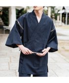 【ロッキーモンロー/Rocky Monroe / MEN】のしじら織り 甚平上下セット ネイビー|ID: prp329100004620936 ipo3291000000033152528