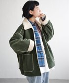 【エルビーシー/LBC】のボアコーデュロイリバーシブル襟付きジャケット 人気、トレンドファッション・服の通販 founy(ファニー) ファッション Fashion レディースファッション Fashion for Women アウター Coat / Outerwear Collection レディースジャケット・軽アウター Jackets コーデュロイ Corduroy, Cord Fabric ジャケット Jacket, Outerwear トレンド Trend, Trending Now リバーシブル Reversible, Two-Sided 人気 Popular, Best Seller thumbnail グリーン|ID: prp329100004621058 ipo3291000000033154234