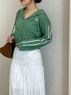 【スナイデル/SNIDEL】の【WEB限定カラーあり】UVカットフーディパーカー 人気、トレンドファッション・服の通販 founy(ファニー) ファッション Fashion レディースファッション Fashion for Women トップス・カットソー Cut & Sew Tops レディースパーカー・カジュアルフーディー Casual Hoodies & Sweatshirts ウェーブ Wavy Pattern ヴィンテージ Vintage Style ギャザー Gathered, Ruffled 今季 This Season, Current Season スウェット / スエット Sweatshirt, Sweatwear ストレート Straight, Straight Cut フェミニン Feminine, Girly フラワー Flower, Floral プリント Print, Printed Pattern 無地 Plain, Solid Color ロマンティック Romantic, Feminine Style おすすめ Recommended / Our Picks 旅行 Travel thumbnail GRN[024]|ID: prp329100004621096 ipo3291000000033154485