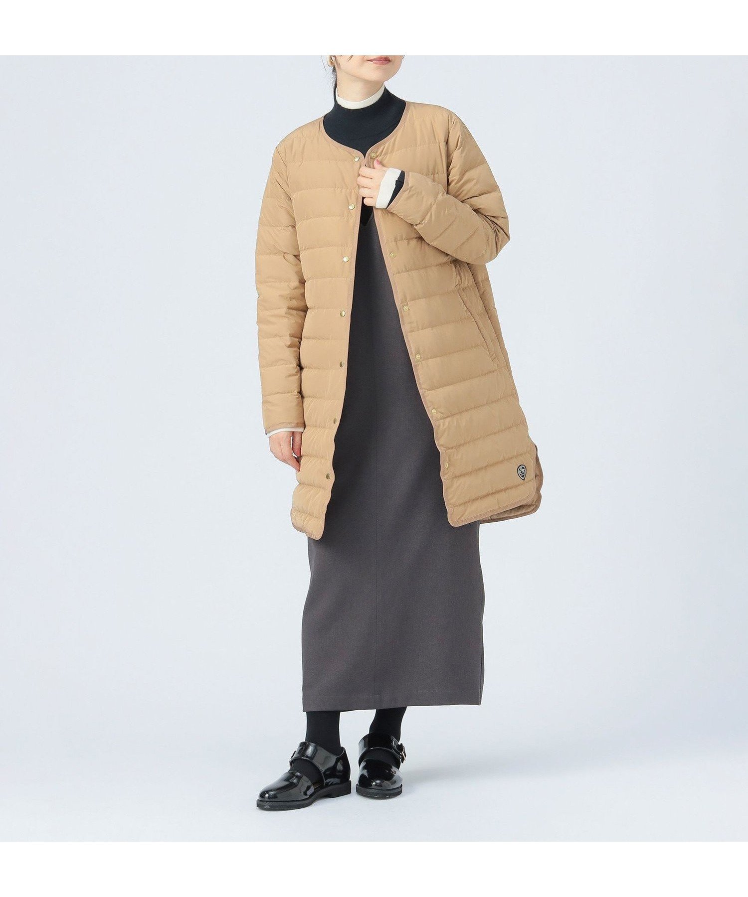【ビームス ハート/BEAMS HEART】のフレンチ ダウン ロング インテリア・キッズ・メンズ・レディースファッション・服の通販 founy(ファニー) 　ファッション　Fashion　レディースファッション　Fashion for Women　インナー　Innerwear　シンプル　Simple, Minimal　スタイリッシュ　Stylish, Fashionable　ダウン　Down, Puffer　フランス　France, French　フレンチ　French, French Style　ロング　Long, Long-Length　エレガント 上品　Elegant　人気　Popular, Best Seller　冬　Winter / This Winter　BEIGE|ID: prp329100004621098 ipo3291000000033565280