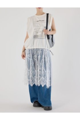 【ロデオクラウンズワイドボウル/RODEO CROWNS WIDE BOWL】のレースドッキングブラウジングワンピース 人気、トレンドファッション・服の通販 founy(ファニー) ファッション Fashion レディースファッション Fashion for Women ワンピース Dresses おすすめ Recommended / Our Picks タンク Tank Top, Sleeveless Top デニム Denim, Jeans Material ドッキング Docking, Mixed Material ドローコード Drawcord, Drawstring Cord ブラウジング Blouson Silhouette, Cinched Waist プリント Print, Printed Pattern ボトム Bottoms, Lower Wear レース Lace, Lace Fabric ワイド Wide, Wide Fit |ID:prp329100004621509