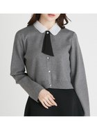 【セルフォード/CELFORD】の【限定カラーあり】デタッチャブル総針カーディガン 人気、トレンドファッション・服の通販 founy(ファニー) ファッション Fashion レディースファッション Fashion for Women トップス・カットソー Cut & Sew Tops カーディガン・羽織り Layered Style Cardigans カーディガン Cardigan, Knitwear ジャケット Jacket, Outerwear ドレープ Drape, Draping Fabric ビジュー Bijou, Jewel-like Accent ボックス Boxy, Box Shape 今季 This Season, Current Season 定番 Standard, Basic Item thumbnail CGRY[007]|ID: prp329100004621538 ipo3291000000033378173