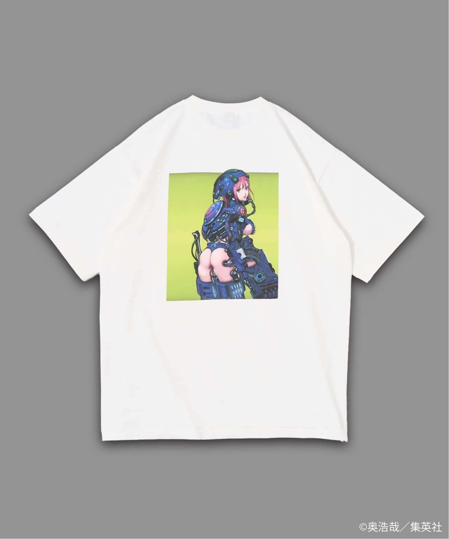 【フォーワンセブン エディフィス/417 EDIFICE】のGANTZ / ガンツ 417別注 COLOR WORKS Tシャツ インテリア・キッズ・メンズ・レディースファッション・服の通販 founy(ファニー) 　ファッション　Fashion　レディースファッション　Fashion for Women　トップス・カットソー　Cut & Sew Tops　シャツ・ブラウス・オフィスカジュアル　Elegant Blouses & Button-Ups　ロングTシャツ・Tシャツ　Longline T-Shirts & Tees　イラスト　Illustration　キャラクター　Character, Licensed Characters　グラフィック　Graphic, Graphic Design　コラボ　Collaboration, Collab　コレクション　Collection, Seasonal Line　シンプル　Simple, Minimal　ダブル　Double, Double-Breasted　人気　Popular, Best Seller　フロント　Front, Front Design　ブルゾン　Blouson, Bomber Jacket　プリント　Print, Printed Pattern　別注　Limited Edition, Custom Order　ミックス　Mix, Mixed Style　ラバー　Rubber, Rubber Sole　ホワイト C|ID: prp329100004621723 ipo3291000000033161707