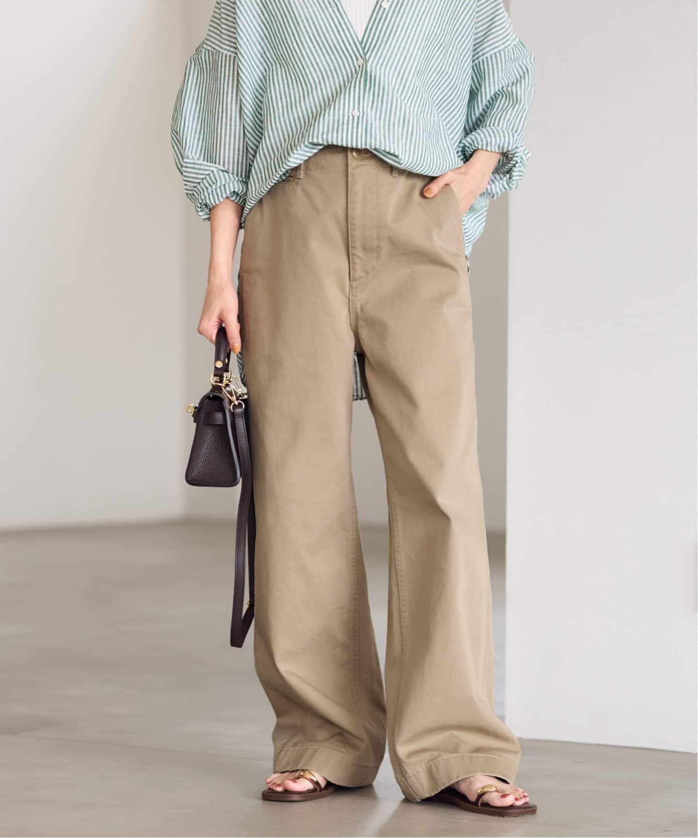 【フレームワーク/FRAMeWORK】の≪追加 ≫OVER SIZED CHINO パンツ インテリア・キッズ・メンズ・レディースファッション・服の通販 founy(ファニー) 　ファッション　Fashion　レディースファッション　Fashion for Women　パンツ　Pants & Trousers　おすすめ　Recommended / Our Picks　ウォッシュ　Washed Finish　コイン　Coin, Coin Design　ポケット　Pocket, Pocket Detail　ルーズ　Loose, Oversized　再入荷　Restock / Back in Stock　ベージュ|ID: prp329100004621734 ipo3291000000033161916