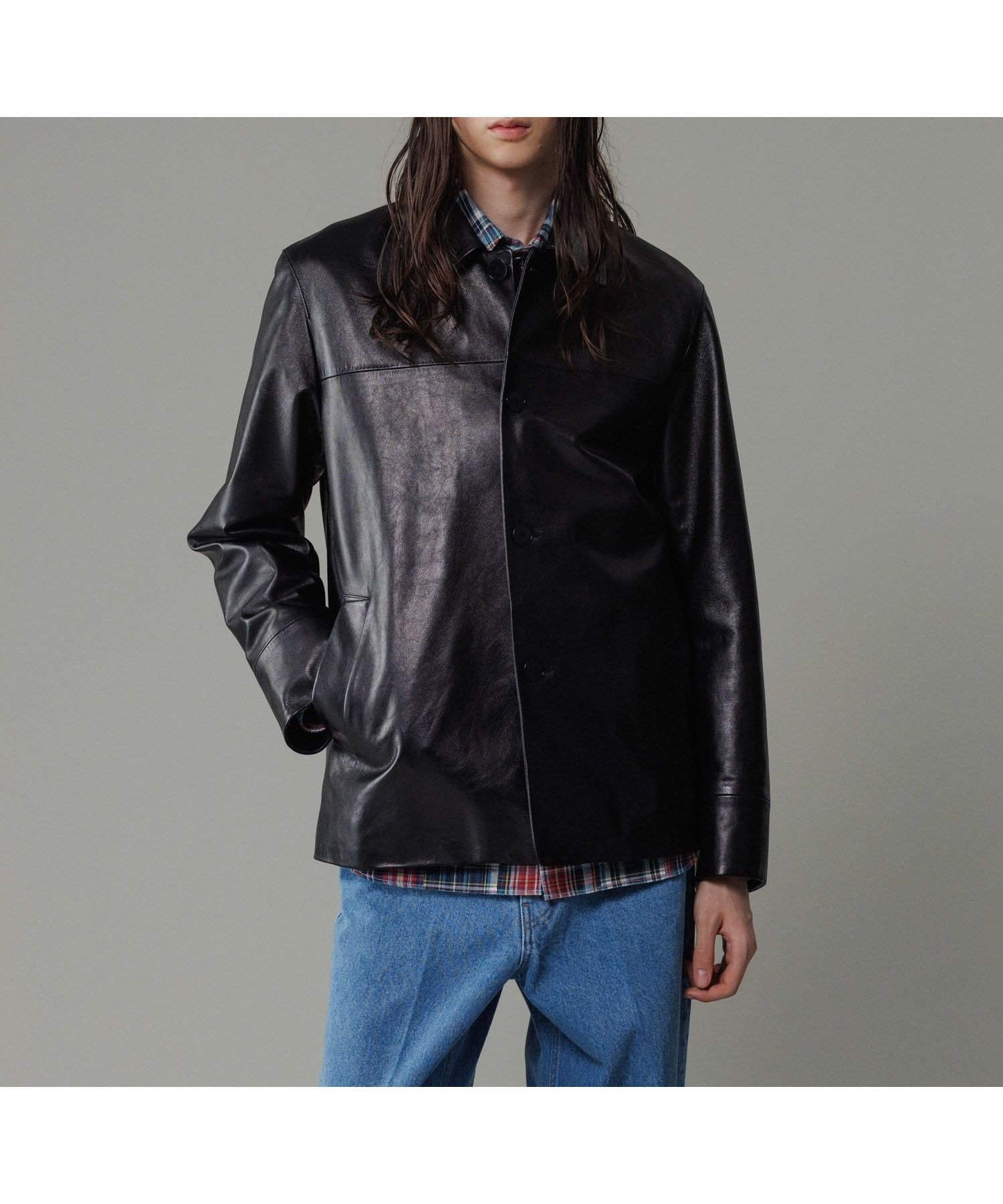 【アダムエロペ /ADAM ET ROPE' / MEN】のシープレザー カーコート / カバーオール 人気、トレンドファッション・服の通販 founy(ファニー) 　ファッション　Fashion　メンズファッション　Fashion for Men　イヤリング　Earrings　インド　Indian Textile　防寒　Cold Protection, Winter-Ready　リラックス　Relax, Relaxed Fit　 other-1|ID: prp329100004621769 ipo3291000000033162684