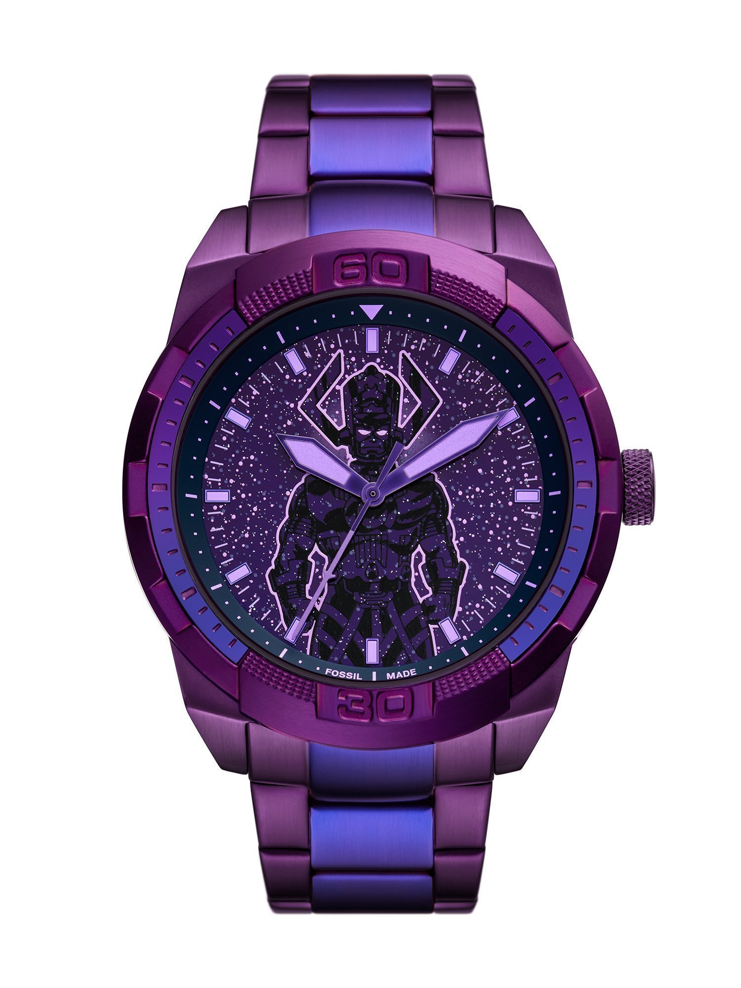 【フォッシル/FOSSIL / MEN】のMarvel x Fossil ファンタスティック4 ギャラクタス 限定版 腕時計 メンズ アナログ 人気、トレンドファッション・服の通販 founy(ファニー) 　ファッション　Fashion　メンズファッション　Fashion for Men　ウォッチ　Wristwatch　腕時計　Wristwatch　コレクション　Collection, Seasonal Line　ジュエリー　Jewelry, Accessories　時計　Watch, Wristwatch　メンズ　Men's, Menswear　 other-1|ID: prp329100004621786 ipo3291000000033162919