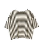 【マーコート/MARcourt】のmizuiro ind ビジュー付きボートネックプルオーバー 人気、トレンドファッション・服の通販 founy(ファニー) ファッション Fashion レディースファッション Fashion for Women トップス・カットソー Cut & Sew Tops カジュアルプルオーバー・ニットトップス Pullovers & Knit Tops / Casual Pullovers カットソー Cut and Sewn Top シンプル Simple, Minimal ストーン Stone, Gem-Like ビジュー Bijou, Jewel-like Accent ボーダー Border, Stripe エレガント 上品 Elegant 夏 Summer 無地 Plain, Solid Color 秋 Autumn thumbnail アイボリーA|ID: prp329100004621789 ipo3291000000033162949