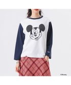 【ビームス ウイメン/BEAMS】の【別注】Champion / ミッキーマウス / フットボール Tシャツ 人気、トレンドファッション・服の通販 founy(ファニー) ファッション Fashion レディースファッション Fashion for Women トップス・カットソー Cut & Sew Tops シャツ・ブラウス・オフィスカジュアル Elegant Blouses & Button-Ups ロングTシャツ・Tシャツ Longline T-Shirts & Tees インナー Innerwear ウォッシュ Washed Finish ヴィンテージ Vintage Style カーディガン Cardigan, Knitwear シンプル Simple, Minimal デニム Denim, Jeans Material フィット Fit, Slim Fit フェイス Face, Facial Design プリント Print, Printed Pattern 別注 Limited Edition, Custom Order ミックス Mix, Mixed Style ミリタリー Military, Army Style リラックス Relax, Relaxed Fit おすすめ Recommended / Our Picks thumbnail NAVY|ID: prp329100004621817 ipo3291000000033887944