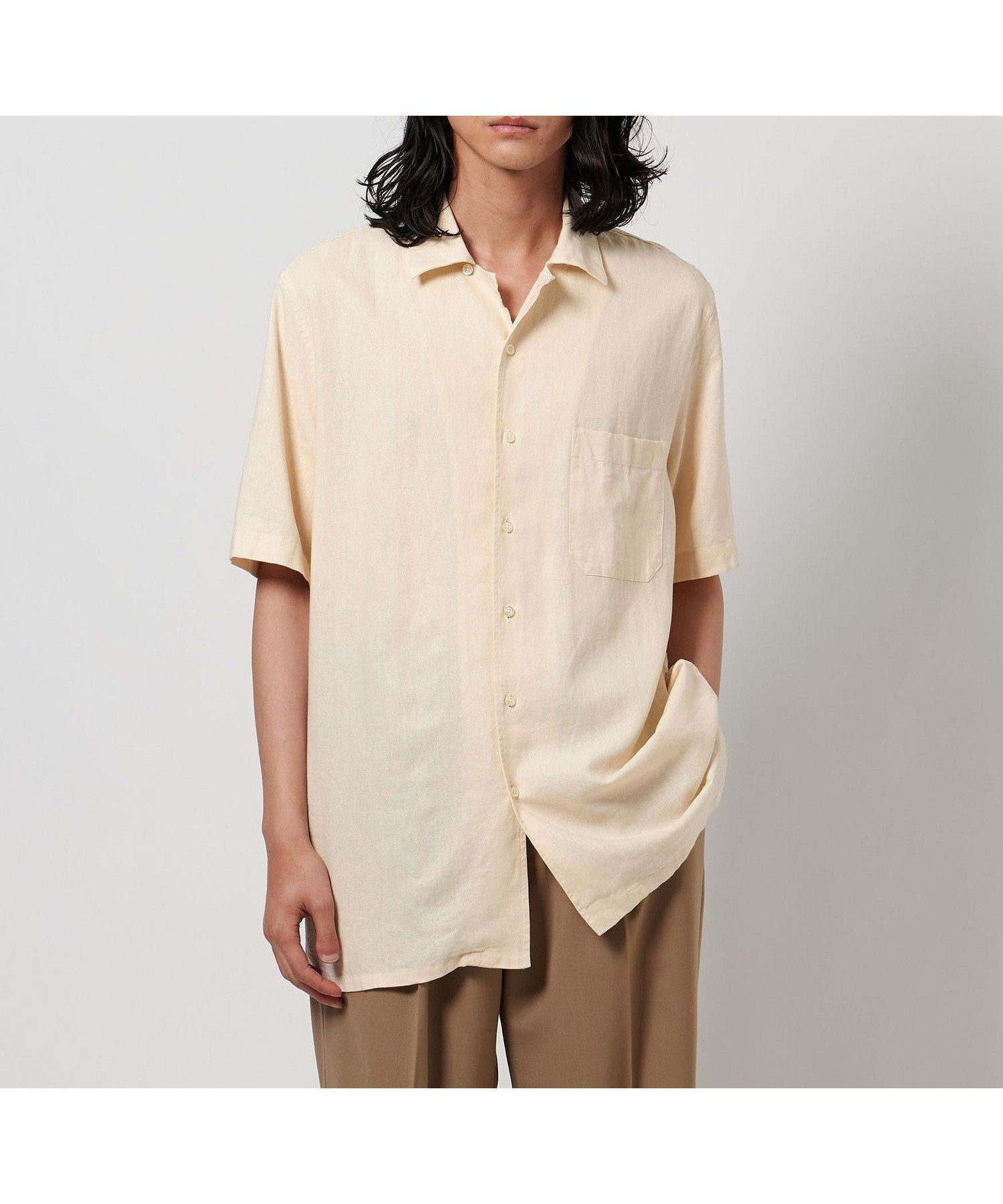 【ユナイテッドアローズ/UNITED ARROWS / MEN】のGUY ROVER ドレープ オープンカラーシャツ 人気、トレンドファッション・服の通販 founy(ファニー) 　ファッション　Fashion　メンズファッション　Fashion for Men　ドレープ　Drape, Draping Fabric　ミラノ　Milano Style, Italian-Inspired　 other-1|ID: prp329100004621830 ipo3291000000033163616
