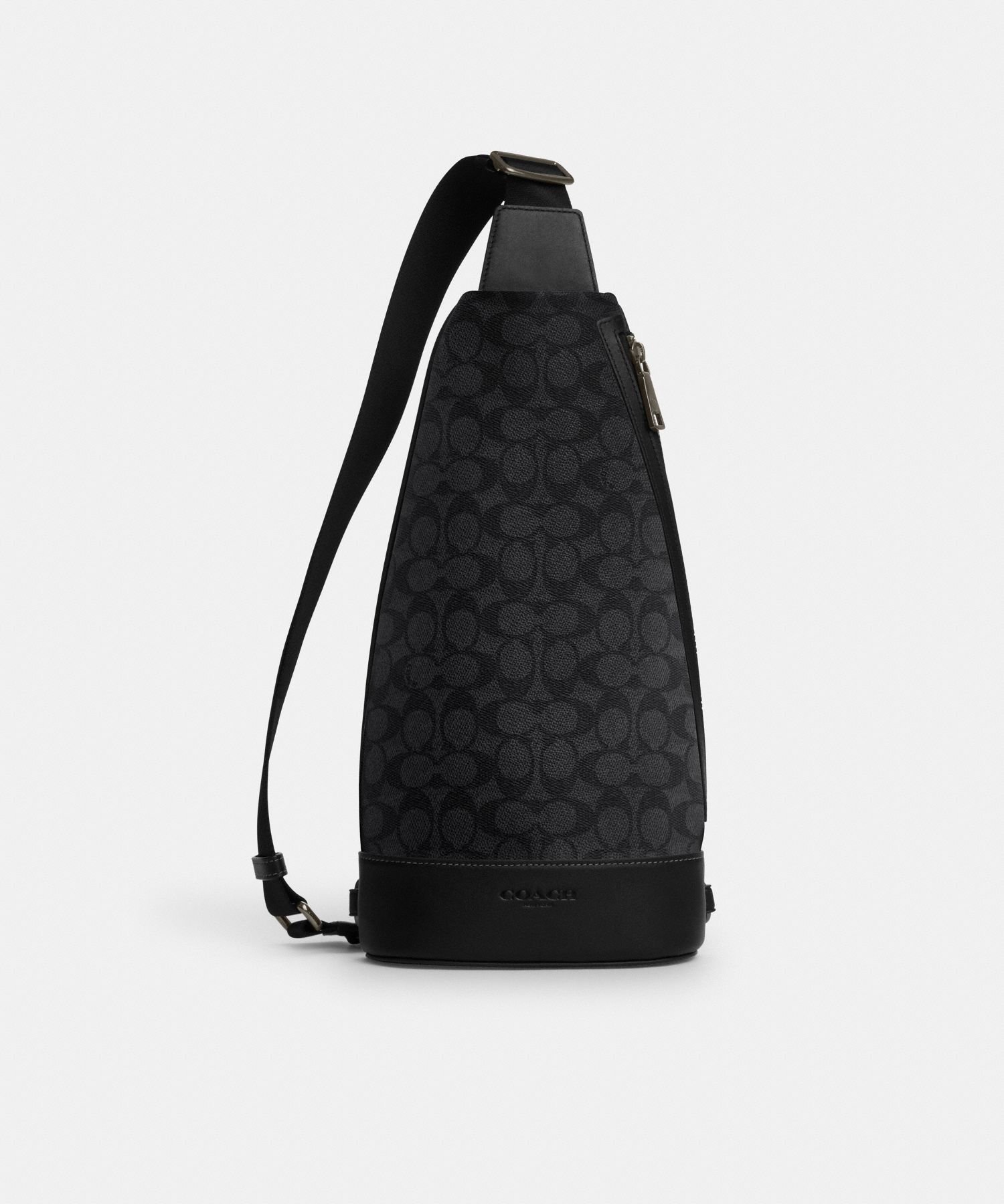 【コーチ/COACH / MEN】の【公式】ドミニク スリング パック・シグネチャー キャンバス インテリア・キッズ・メンズ・レディースファッション・服の通販 founy(ファニー) 　ファッション　Fashion　メンズファッション　Fashion for Men　キャンバス　Canvas, Canvas Fabric　ジップ　Zip, Zipper　財布　Wallet, Purse　BEIGE|ID: prp329100004621835 ipo3291000000033550427