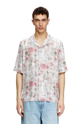 【ディーゼル/DIESEL / MEN】のメンズ 半袖シャツ S-LEYS 人気、トレンドファッション・服の通販 founy(ファニー) ファッション Fashion メンズファッション Fashion for Men なめらか Smooth, Silky Texture バランス Balance, Style Balance フィット Fit, Slim Fit フラワー Flower, Floral プリント Print, Printed Pattern メンズ Men's, Menswear レギュラー Regular, Standard Fit 半袖 Short Sleeve, Half Sleeve |ID:prp329100004621837