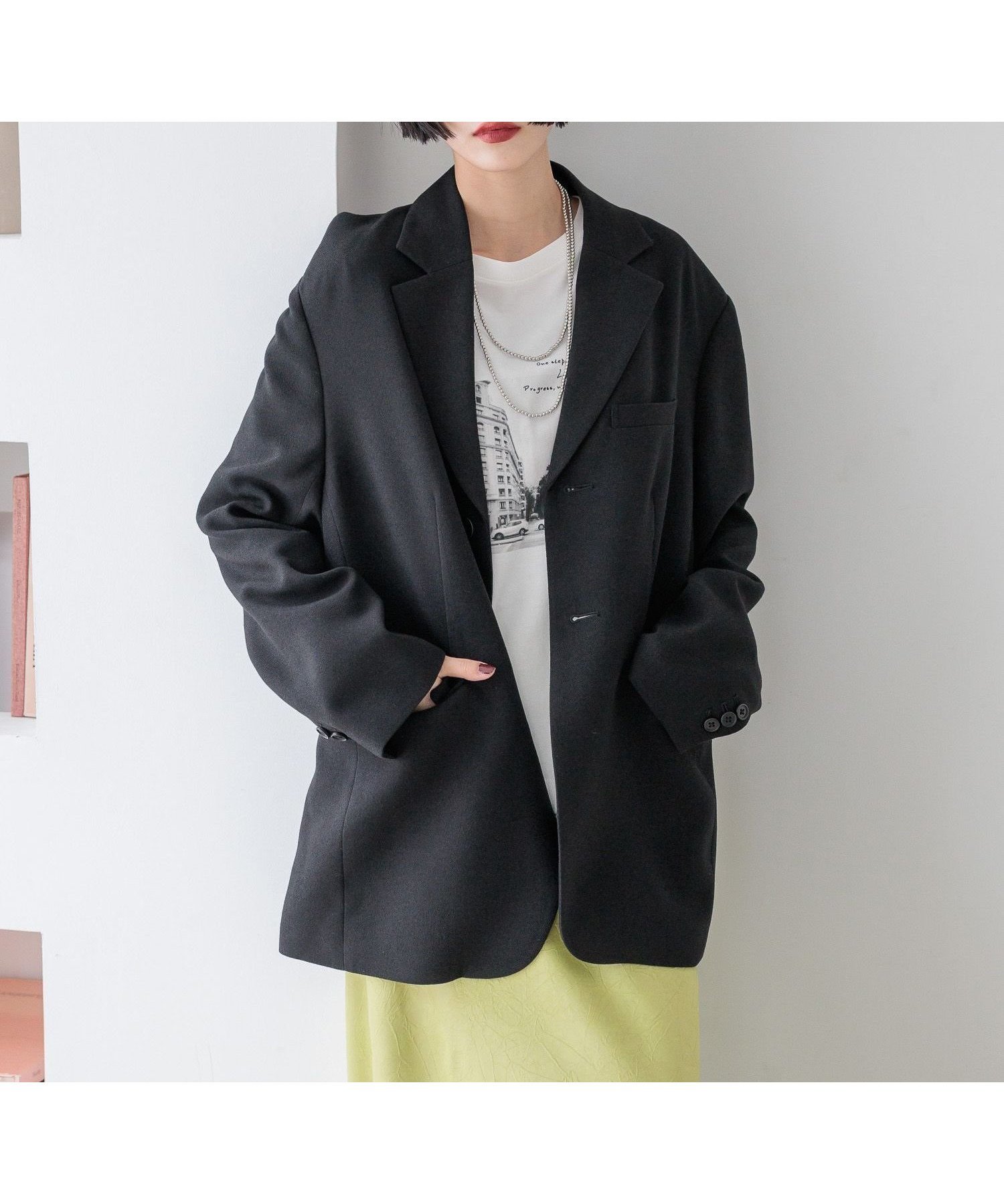 【ローリーズファーム/LOWRYS FARM】のTRシングルジャケット インテリア・キッズ・メンズ・レディースファッション・服の通販 founy(ファニー) 　ファッション　Fashion　レディースファッション　Fashion for Women　アウター　Coat / Outerwear Collection　レディースジャケット・軽アウター　Jackets　おすすめ　Recommended / Our Picks　ジャケット　Jacket, Outerwear　セットアップ　Set-Up, Coordinated Outfit　セレモニー　Ceremony　ダウン　Down, Puffer　A/W・秋冬　Autumn/Winter　ブラック|ID: prp329100004621892 ipo3291000000033164558