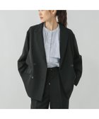 【グローバルワーク/GLOBAL WORK】のウツクシルエットWクロスジャケット/572240 ブラック09|ID: prp329100004621898 ipo3291000000034493548