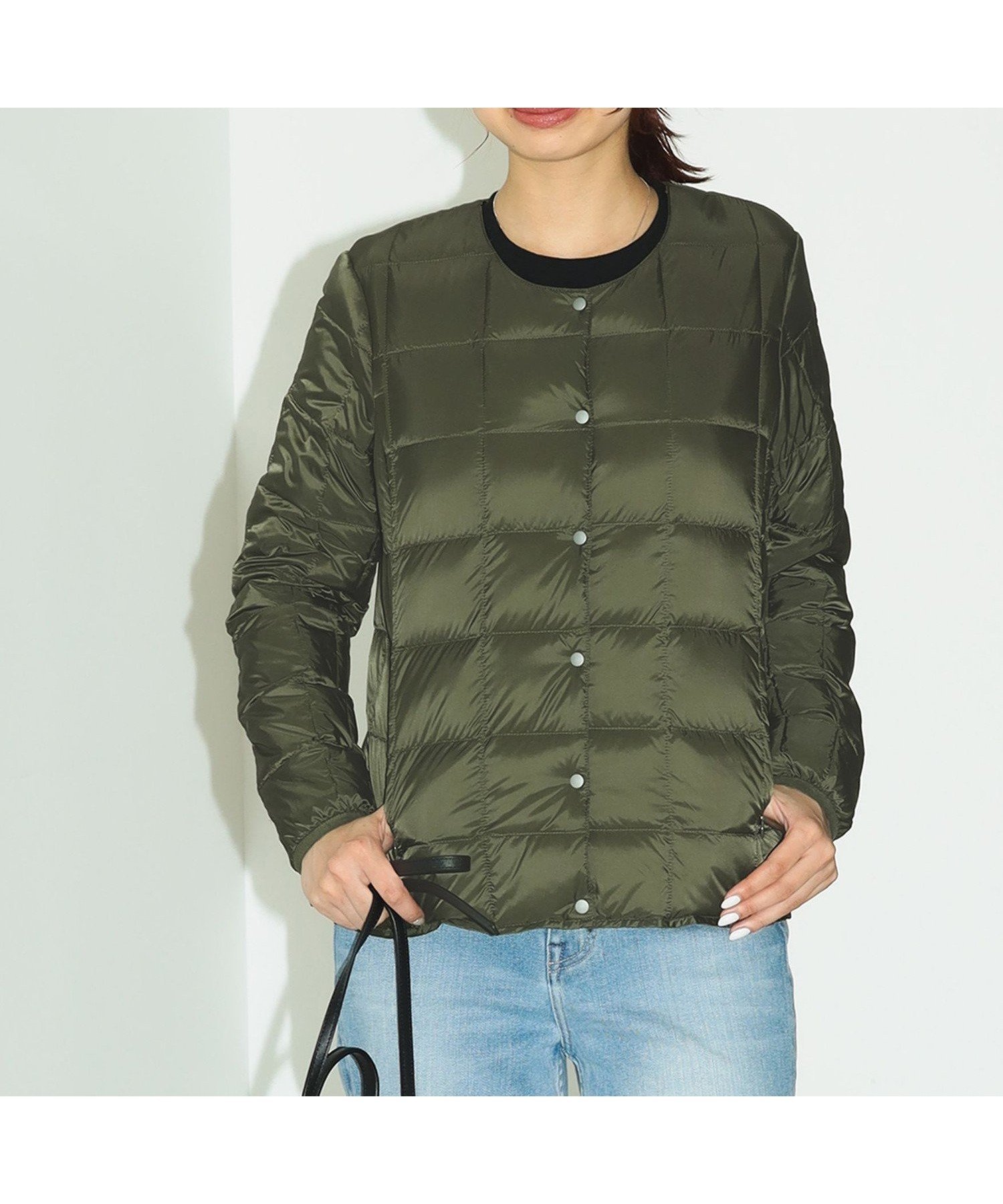 【ビーミングライフストアバイビームス/B:MING LIFE STORE by BEAMS】の【WEB限定】TAION / インナーダウン 25AW 秋冬 インテリア・キッズ・メンズ・レディースファッション・服の通販 founy(ファニー) 　ファッション　Fashion　レディースファッション　Fashion for Women　2025年　2025　2025-2026秋冬・A/W　Autumn/Winter 2025–26 AW25–26　インナー　Innerwear　コンパクト　Compact, Small Size　タフタ　Taffeta, Structured Fabric　ダウン　Down, Puffer　パーカー　Hoodie, Parka　A/W・秋冬　Autumn/Winter　DARK OLIVE|ID: prp329100004621957 ipo3291000000033567013