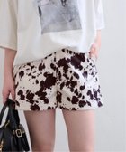 【ユーバイ スピック&スパン/U by Spick&Span】のCOW PRINT SHORT PANTS 人気、トレンドファッション・服の通販 founy(ファニー) ファッション Fashion レディースファッション Fashion for Women パンツ Pants & Trousers ショートパンツ・ハーフパンツ High-Waisted & Relaxed Shorts 2025年 2025 2025春夏・S/S Spring/Summer 2025 SS25 ショート Short, Short Length thumbnail ナチュラル|ID: prp329100004622088 ipo3291000000033167668