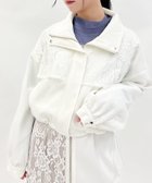 【アクシーズファム/axes femme】のレース切替ショートブルゾン 人気、トレンドファッション・服の通販 founy(ファニー) ファッション Fashion レディースファッション Fashion for Women アウター Coat / Outerwear Collection ブルゾンジャケット・スポーティアウター Blouson Jackets おすすめ Recommended / Our Picks ショート Short, Short Length ジップ Zip, Zipper スタイリッシュ Stylish, Fashionable セットアップ Set-Up, Coordinated Outfit ブルゾン Blouson, Bomber Jacket ボトム Bottoms, Lower Wear レース Lace, Lace Fabric 切替 Switching, Contrast Panel thumbnail 白|ID: prp329100004622283 ipo3291000000033172303