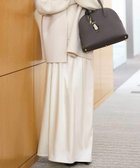 【ミッシェルクラン/MICHEL KLEIN】のYURI KOBAYASHIコラボ レザーライクロングスカート アイボリー|ID: prp329100004622293 ipo3291000000033172725