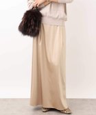 【ミッシェルクラン/MICHEL KLEIN】のYURI KOBAYASHIコラボ レザーライクロングスカート ベージュ|ID: prp329100004622293 ipo3291000000033172727