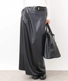 【ミッシェルクラン/MICHEL KLEIN】のYURI KOBAYASHIコラボ レザーライクロングスカート ブラック|ID: prp329100004622293 ipo3291000000033172728