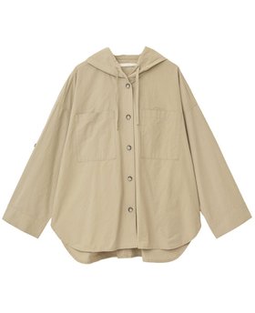 【メルローズ クレール/MELROSE claire】の【コットンポプリンフードシャツブルゾン】 人気、トレンドファッション・服の通販 founy(ファニー) ファッション Fashion レディースファッション Fashion for Women アウター Coat / Outerwear Collection ブルゾンジャケット・スポーティアウター Blouson Jackets トップス・カットソー Cut & Sew Tops シャツ・ブラウス・オフィスカジュアル Elegant Blouses & Button-Ups おすすめ Recommended / Our Picks ハイネック High Neck, Mock Neck |ID:prp329100004622314