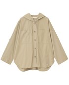 【メルローズ クレール/MELROSE claire】の【コットンポプリンフードシャツブルゾン】 人気、トレンドファッション・服の通販 founy(ファニー) ファッション Fashion レディースファッション Fashion for Women アウター Coat / Outerwear Collection ブルゾンジャケット・スポーティアウター Blouson Jackets トップス・カットソー Cut & Sew Tops シャツ・ブラウス・オフィスカジュアル Elegant Blouses & Button-Ups おすすめ Recommended / Our Picks ハイネック High Neck, Mock Neck thumbnail ベージュ|ID: prp329100004622314 ipo3291000000033173112