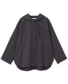 【メルローズ クレール/MELROSE claire】の【コットンポプリンフードシャツブルゾン】 人気、トレンドファッション・服の通販 founy(ファニー) ファッション Fashion レディースファッション Fashion for Women アウター Coat / Outerwear Collection ブルゾンジャケット・スポーティアウター Blouson Jackets トップス・カットソー Cut & Sew Tops シャツ・ブラウス・オフィスカジュアル Elegant Blouses & Button-Ups おすすめ Recommended / Our Picks ハイネック High Neck, Mock Neck thumbnail ブラック|ID: prp329100004622314 ipo3291000000033173113