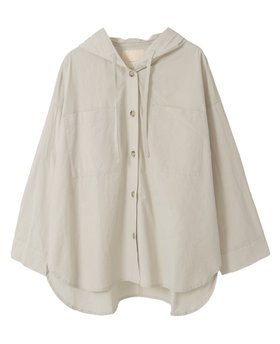 【メルローズ クレール/MELROSE claire】の【コットンポプリンフードシャツブルゾン】 人気、トレンドファッション・服の通販 founy(ファニー) ファッション Fashion レディースファッション Fashion for Women アウター Coat / Outerwear Collection ブルゾンジャケット・スポーティアウター Blouson Jackets トップス・カットソー Cut & Sew Tops シャツ・ブラウス・オフィスカジュアル Elegant Blouses & Button-Ups おすすめ Recommended / Our Picks ハイネック High Neck, Mock Neck |ID:prp329100004622314
