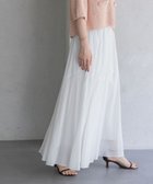 【その他のブランド/Other】のキリカエフレアスカート 人気、トレンドファッション・服の通販 founy(ファニー) ファッション Fashion レディースファッション Fashion for Women スカート Skirts Aライン・フレアスカート A-Line & Flared Skirts シアー Sheer, See-Through バイアス Bias, Diagonal Cut フレア Flare, Flared 洗える Machine Washable thumbnail オフホワイト05|ID: prp329100004622373 ipo3291000000033208602