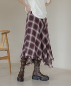 【ローリーズファーム/LOWRYS FARM】のオンブレチェックイレヘムスカート 人気、トレンドファッション・服の通販 founy(ファニー) ファッション Fashion レディースファッション Fashion for Women スカート Skirts おすすめ Recommended / Our Picks アシンメトリー Asymmetrical Style グラデーション Gradient, Ombre サマー Summer, Summer Style サンダル Sandals, Summer Shoes セットアップ Set-Up, Coordinated Outfit チェック Check, Plaid, Tartan バランス Balance, Style Balance ビスチェ Bustier, Corset Top フリンジ Fringe, Tassel 夏 Summer 秋 Autumn thumbnail レッド38|ID: prp329100004622382 ipo3291000000033210128