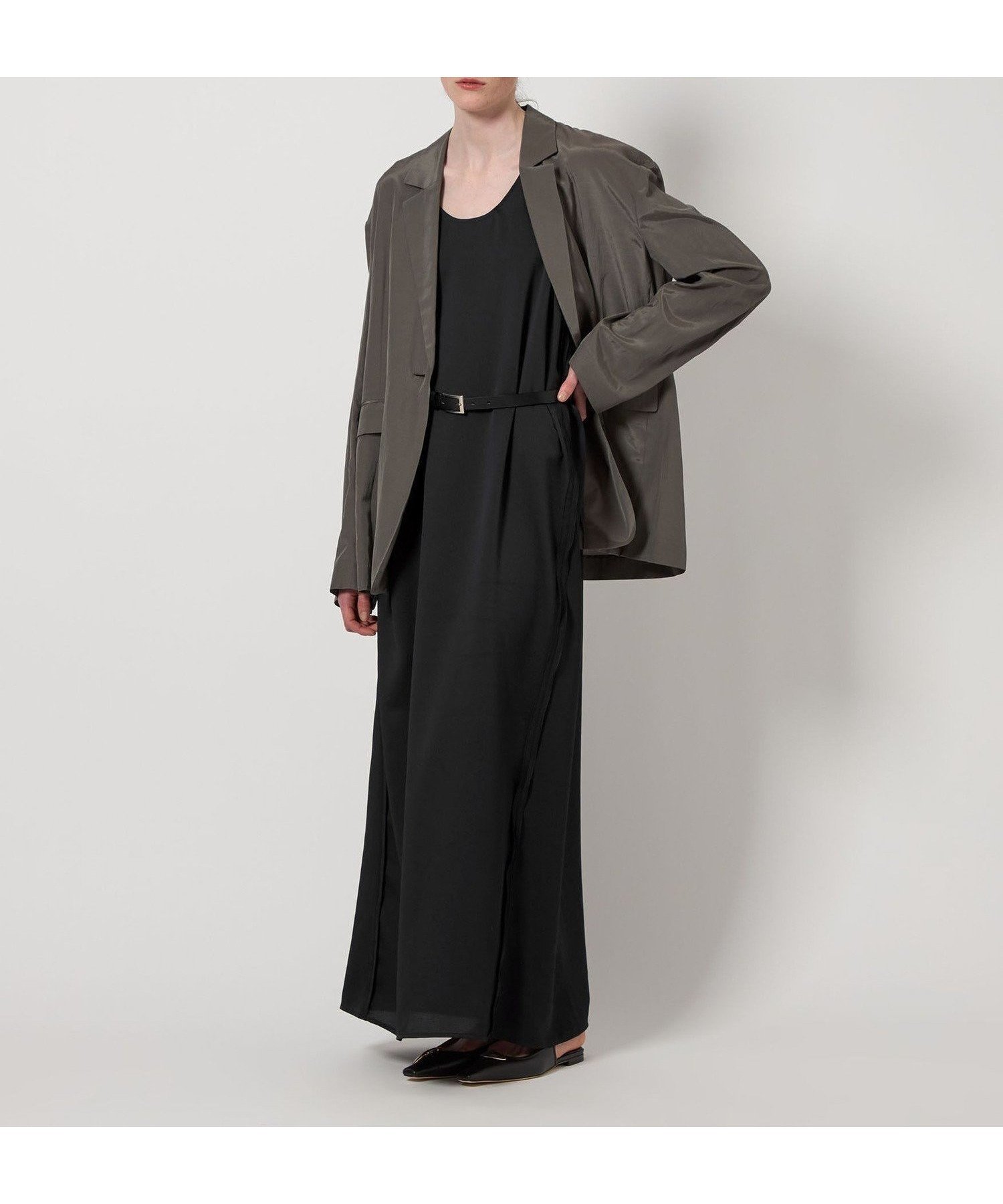 【ユナイテッドアローズ/UNITED ARROWS】のメロー イージーワンピース 人気、トレンドファッション・服の通販 founy(ファニー) 　ファッション　Fashion　レディースファッション　Fashion for Women　ワンピース　Dresses　サテン　Satin, Glossy Fabric　ノースリーブ　Sleeveless, No-Sleeve　エレガント 上品　Elegant　 other-1|ID: prp329100004622423 ipo3291000000033176439