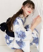 【その他のブランド/Other】の簡単着付け 浴衣 女の子 子供 セット( 浴衣 + 帯 + 下駄 + 腰紐2本 )レトロE 11.静寂に薄花桜|ID: prp329100004622507 ipo3291000000033508135