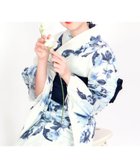 【その他のブランド/Other】の簡単着付け 浴衣 女の子 子供 セット( 浴衣 + 帯 + 下駄 + 腰紐2本 ) レトロH 人気、トレンドファッション・服の通販 founy(ファニー) ファッション Fashion キッズファッション Fashion for Kids 定番 Standard, Basic Item thumbnail 6.アイスフラワー|ID: prp329100004622509 ipo3291000000033420126