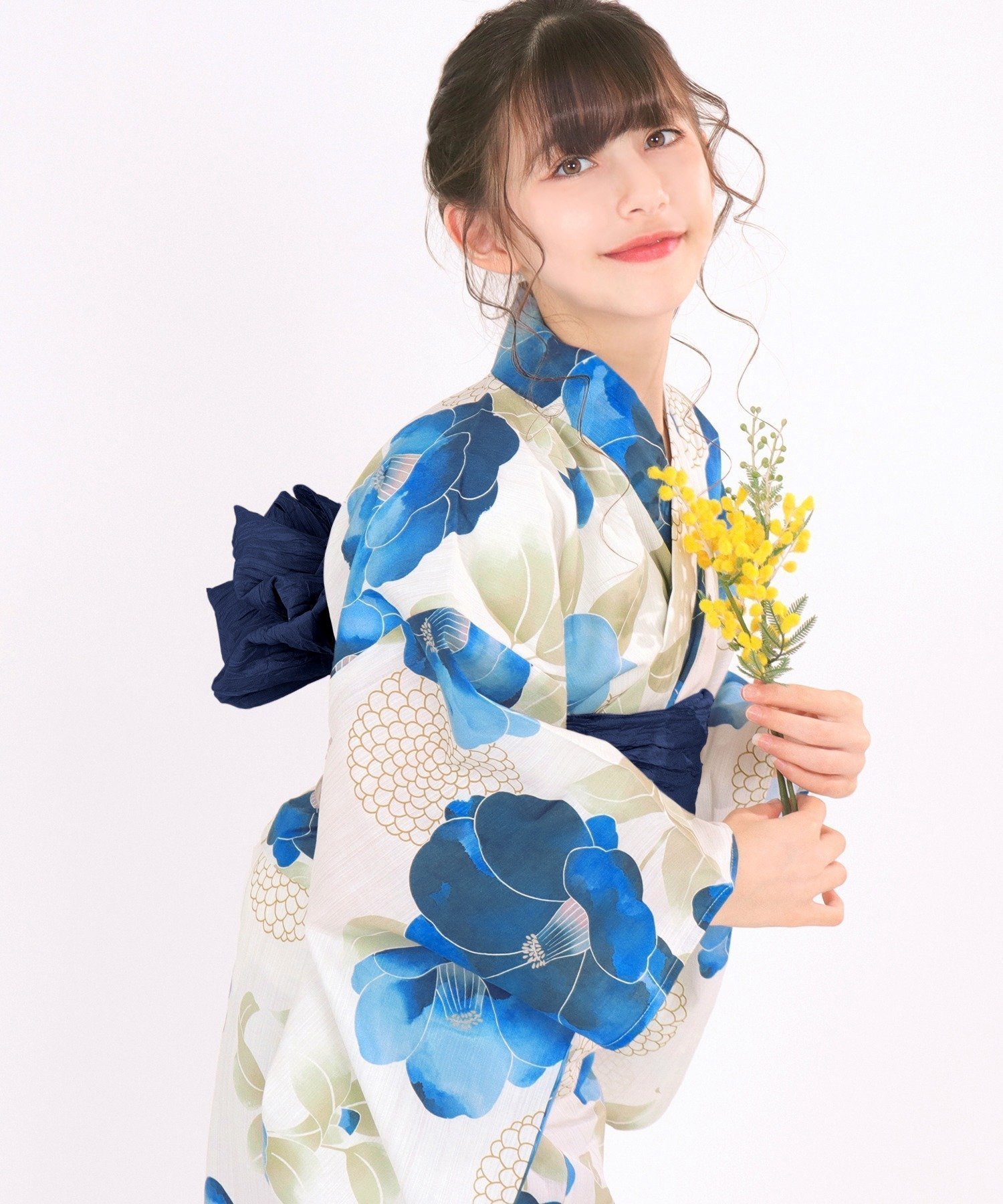 【その他のブランド/Other】の簡単着付け 浴衣 女の子 子供 セット( 浴衣 + 帯 + 下駄 + 腰紐2本 ) レトロH インテリア・キッズ・メンズ・レディースファッション・服の通販 founy(ファニー) 　ファッション　Fashion　キッズファッション　Fashion for Kids　定番　Standard, Basic Item　10.清涼の椿かさね|ID: prp329100004622509 ipo3291000000033420131