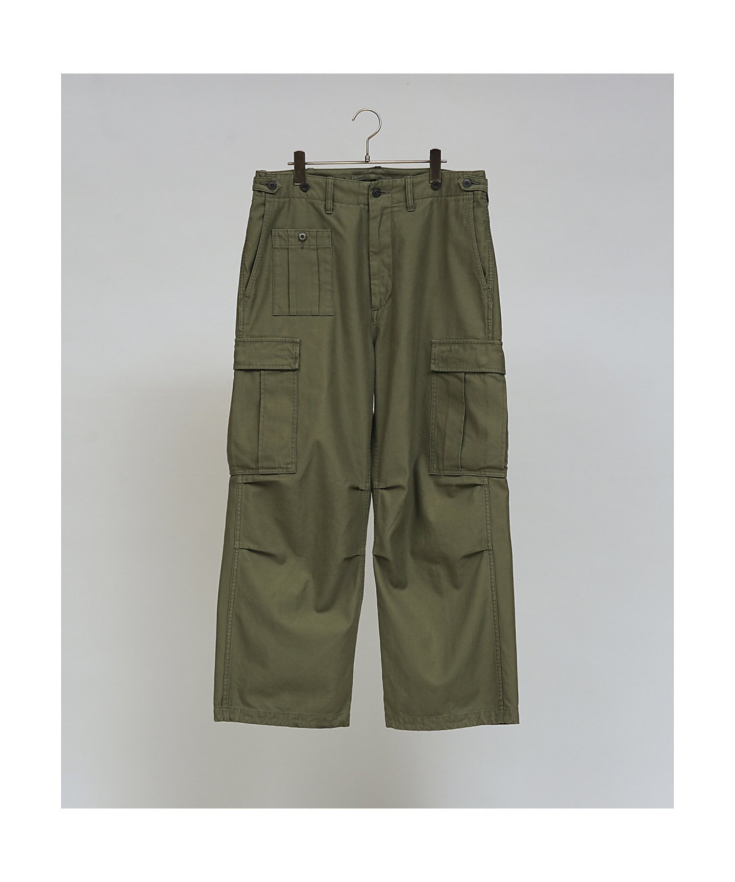 【ナイジェルケーボン/NIGEL CABOURN / MEN】のUNISEX / アーミーカーゴパンツ インテリア・キッズ・メンズ・レディースファッション・服の通販 founy(ファニー) 　ファッション　Fashion　メンズファッション　Fashion for Men　ボトムス　Bottoms　ユニセックス　Unisex, Genderless　カーゴパンツ　Cargo Pants, Utility Pants　サテン　Satin, Glossy Fabric　ビンテージ　Vintage, Retro Style　ファブリック　Fabric, Textile　ミックス　Mix, Mixed Style　ダークグリーン|ID: prp329100004622525 ipo3291000000033179268