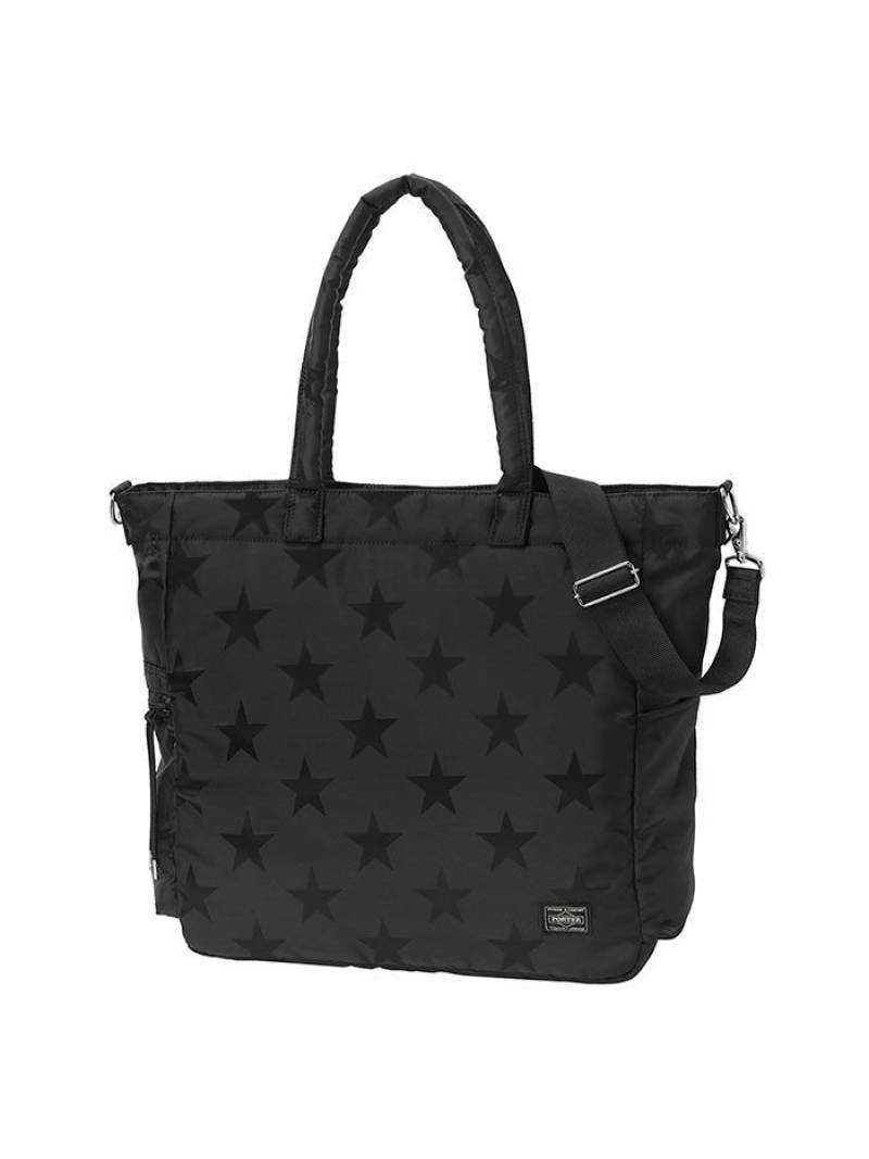 【ポーター/PORTER / MEN】のフラッグ 2WAYトートバッグ 人気、トレンドファッション・服の通販 founy(ファニー) 　ファッション　Fashion　メンズファッション　Fashion for Men　バッグ　Bags　トートバッグ / 通勤・大容量バッグ　Tote Bags　ウォレット　Wallet　シルバー　Silver, Metallic Silver　ジャカード／ジャガード　Jacquard, Woven Pattern　人気　Popular, Best Seller　ボンディング　Bonding, Bonded Fabric　ポケット　Pocket, Pocket Detail　ラップ　Wrap, Wrap Design　 other-1|ID: prp329100004622542 ipo3291000000033392088